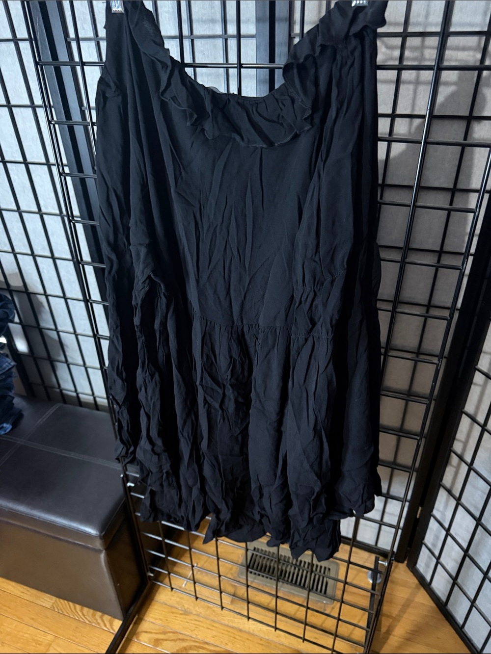 Current Mood Bottomless Pit Flare Sleeve Mini Dress, Size 3XL - Dolls Kill - Picture 2 of 4